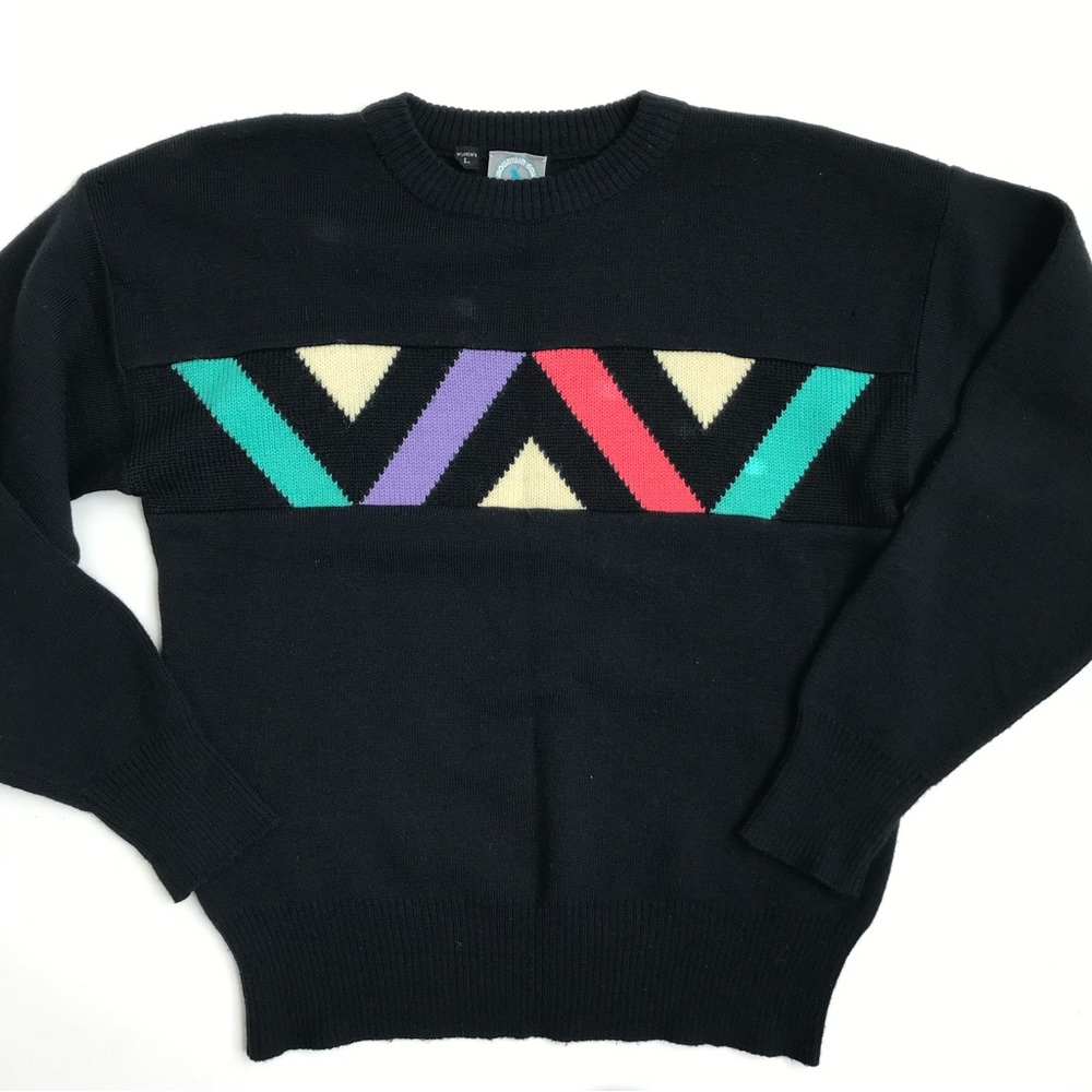 Mountain Goat Skiwear Vintage Wool Sweater by White Stag M